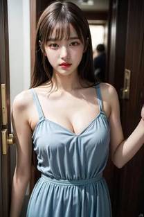 她行走于黑暗中